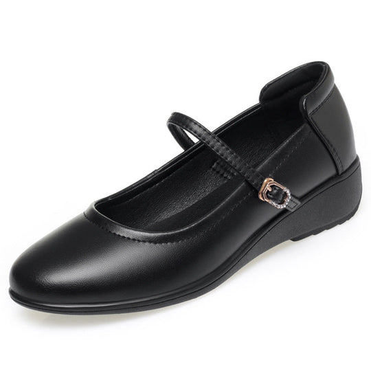 Damen Mary Jane Ballerinas mit komfortabler Sohle und elegantem Riemen
