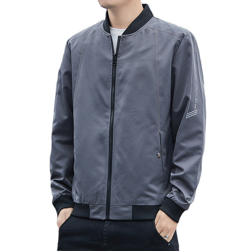 Herren Leichter winddichter Tech‑Bomber mit Rippbündchen und minimalistischen Nahtdetails Nord Taschen
