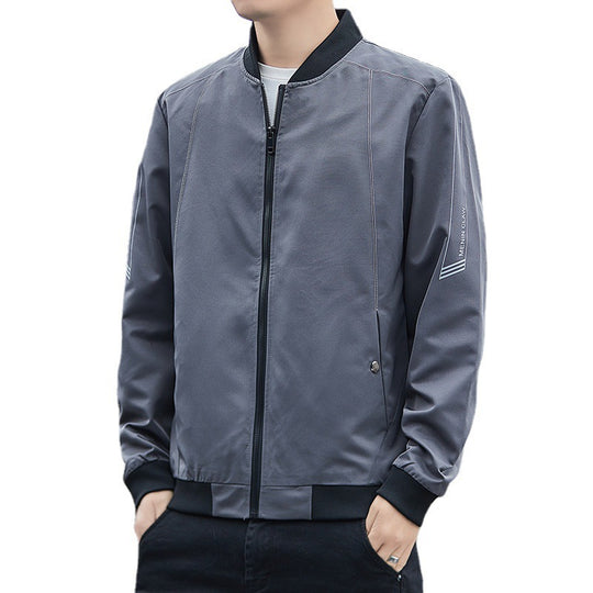 Herren Leichter winddichter Tech‑Bomber mit Rippbündchen und minimalistischen Nahtdetails Nord Taschen