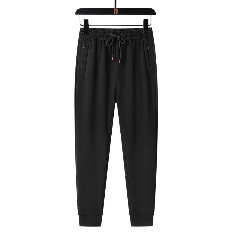 Herren Sportliche konisch zulaufende Jogginghose mit Elastbund, Kordelzug & Reißverschlusstaschen Nord Taschen