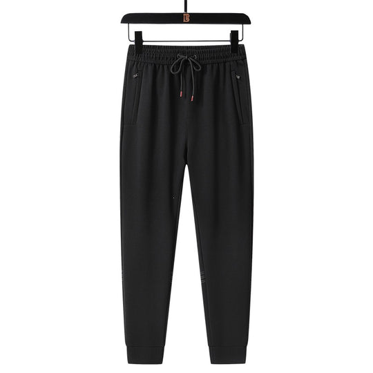 Herren Sportliche konisch zulaufende Jogginghose mit Elastbund, Kordelzug & Reißverschlusstaschen Nord Taschen