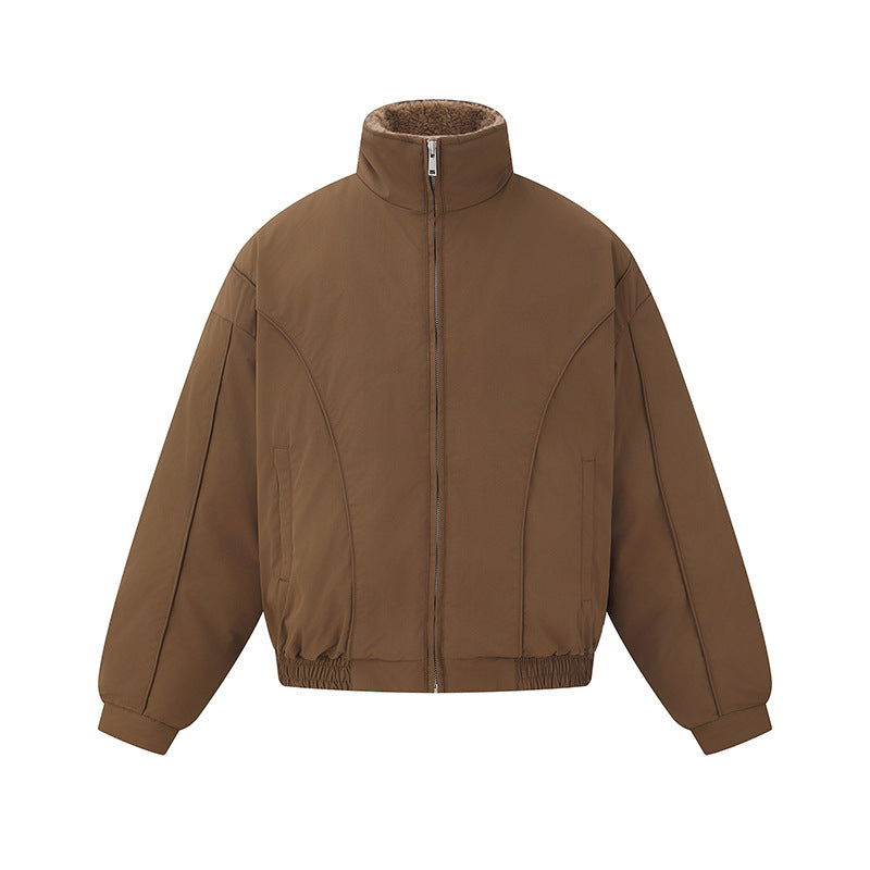 Unisex Boxy Isolationsblouson mit hohem Stehkragen und Teddyfutter Nord Taschen