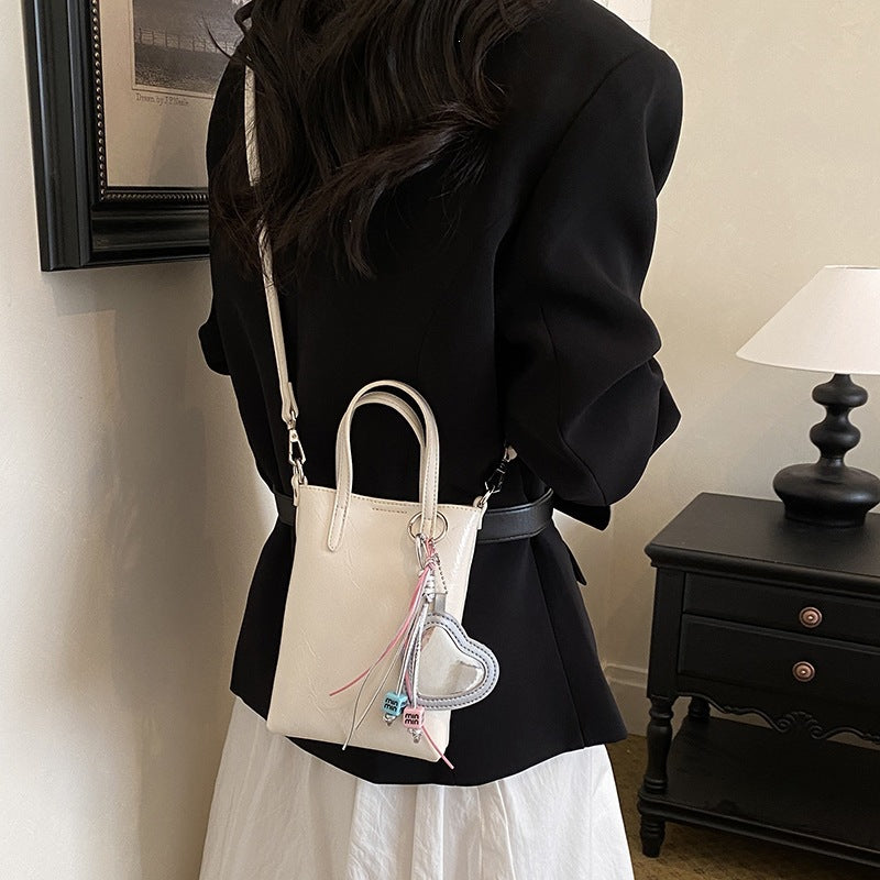 Damen Mini-Handtasche mit elegantem Anhänger Nord Taschen