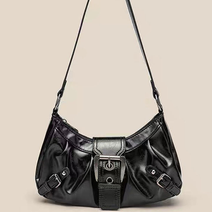 Damen Hobo-Tasche mit modischem Faltendesign und elegantem Gürtelschnallenverschluss Nord Taschen