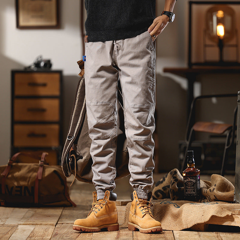 Herren Cargo-Joggerhose mit Knieeinsatz, Multifachtaschen und elastischem Saum Nord Taschen