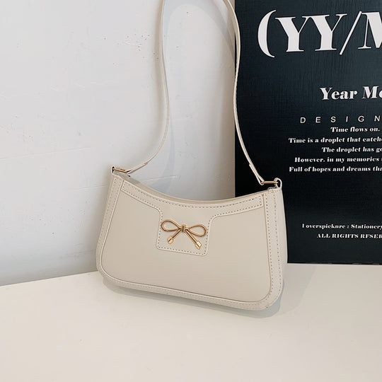 Damen elegante Umhängetasche mit dekorativem Schleifendetail Nord Taschen