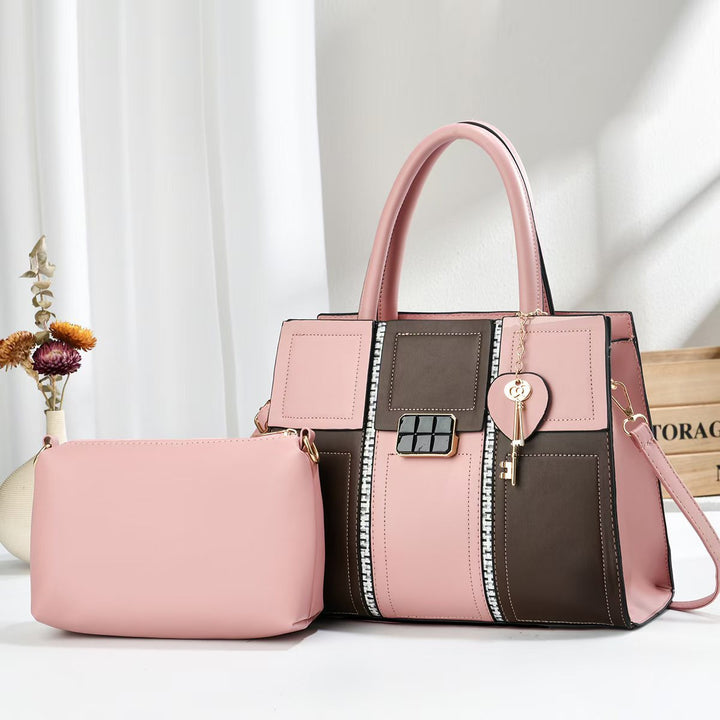 Damen elegante Handtasche mit abnehmbarer Clutch Nord Taschen