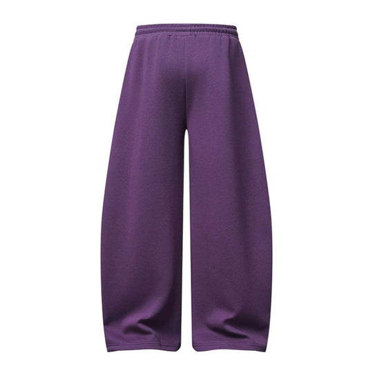 Damen Palazzo-Sweatpants mit hohem Elastikbund, Kordelzug und extra weitem Bein Nord Taschen