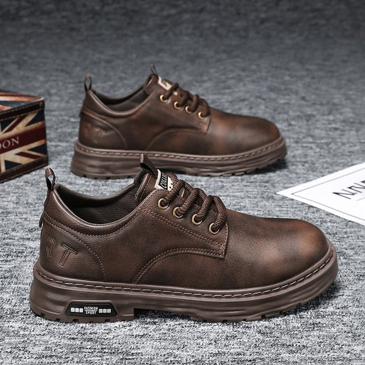 Herren Schnürschuhe aus Leder