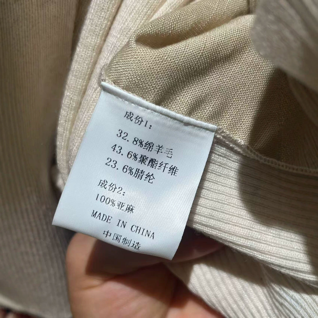 Damen Feinstrickcardigan mit Polokragen und durchgehender Knopfleiste Nord Taschen