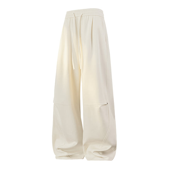 Damen Weite Lagen-Loungehose mit Cargo-Details & elastischem Tunnelzug Nord Taschen