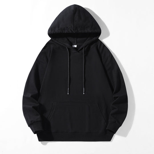Unisex Locker geschnittener Kapuzenpullover aus Baumwollmix mit Kängurutasche und Kordelzug Nord Taschen