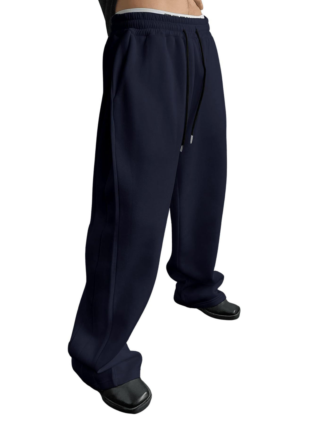 Unisex nan weite Sweatpants mit elastischem Bund, breitem Bein, Kordelzug und verdeckten Seitentaschen Nord Taschen