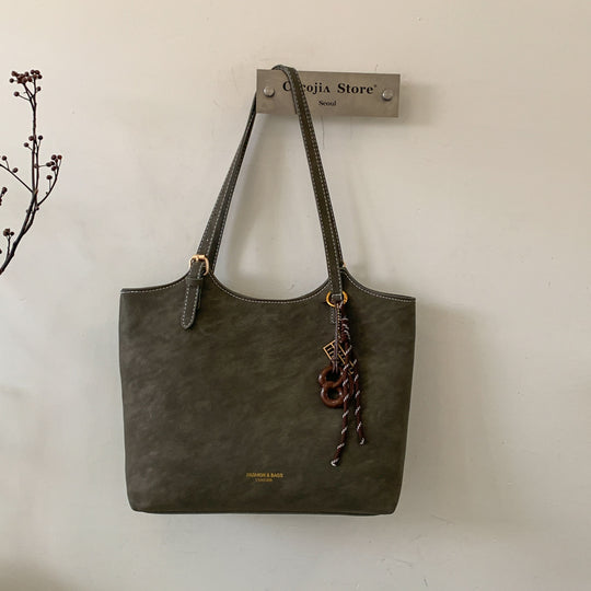 Damen elegante Umhängetasche aus weichem Wildleder Nord Taschen
