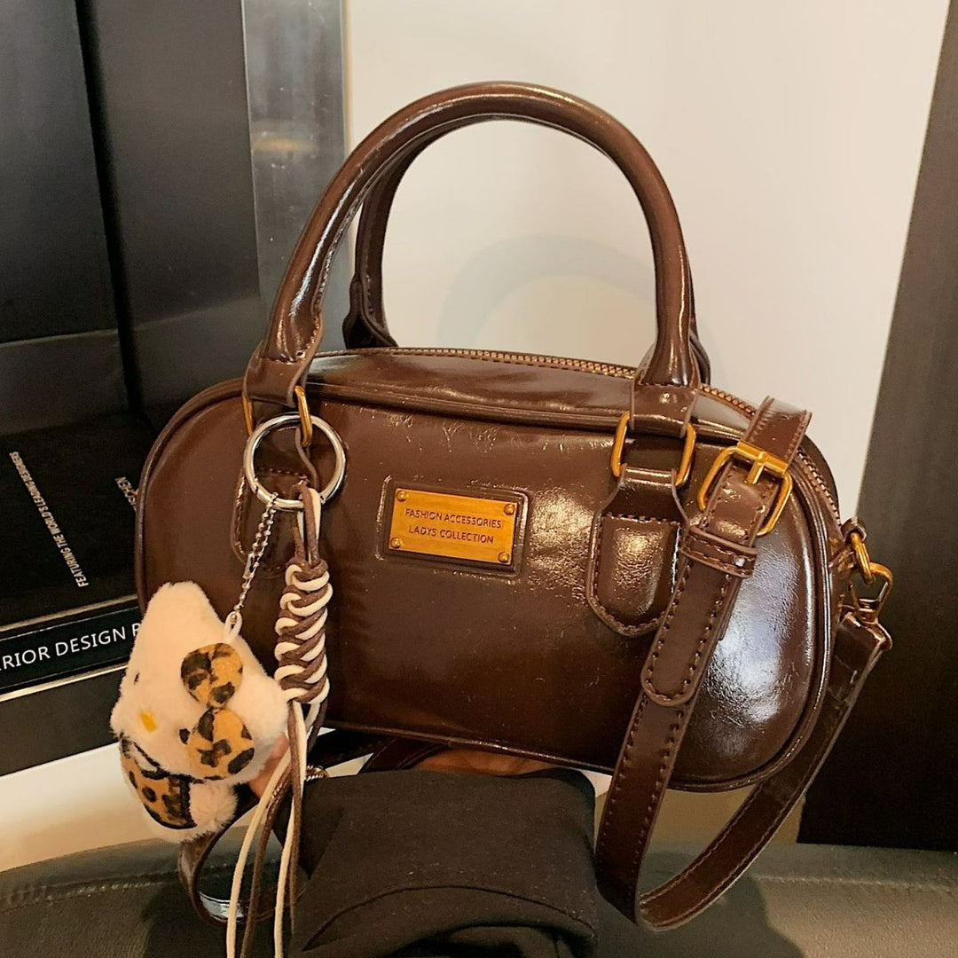 Damen elegante Handtasche mit abnehmbarem Anhänger Nord Taschen