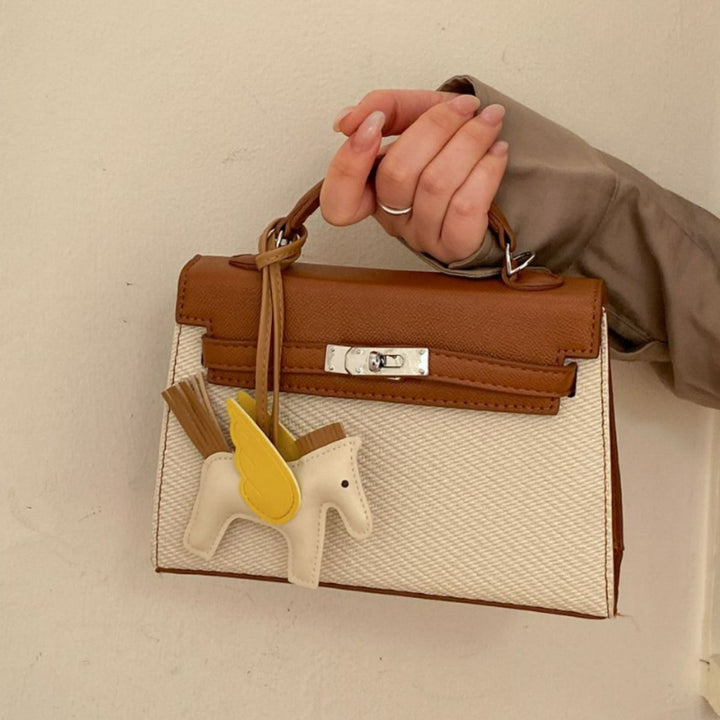 Damen Handtasche mit verspieltem Dekor Nord Taschen