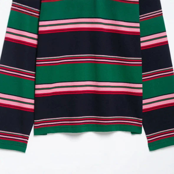 Damen Feinstrick-Poloshirt-Cardigan mit kurzem Arm und durchgehendem Reißverschluss Nord Taschen