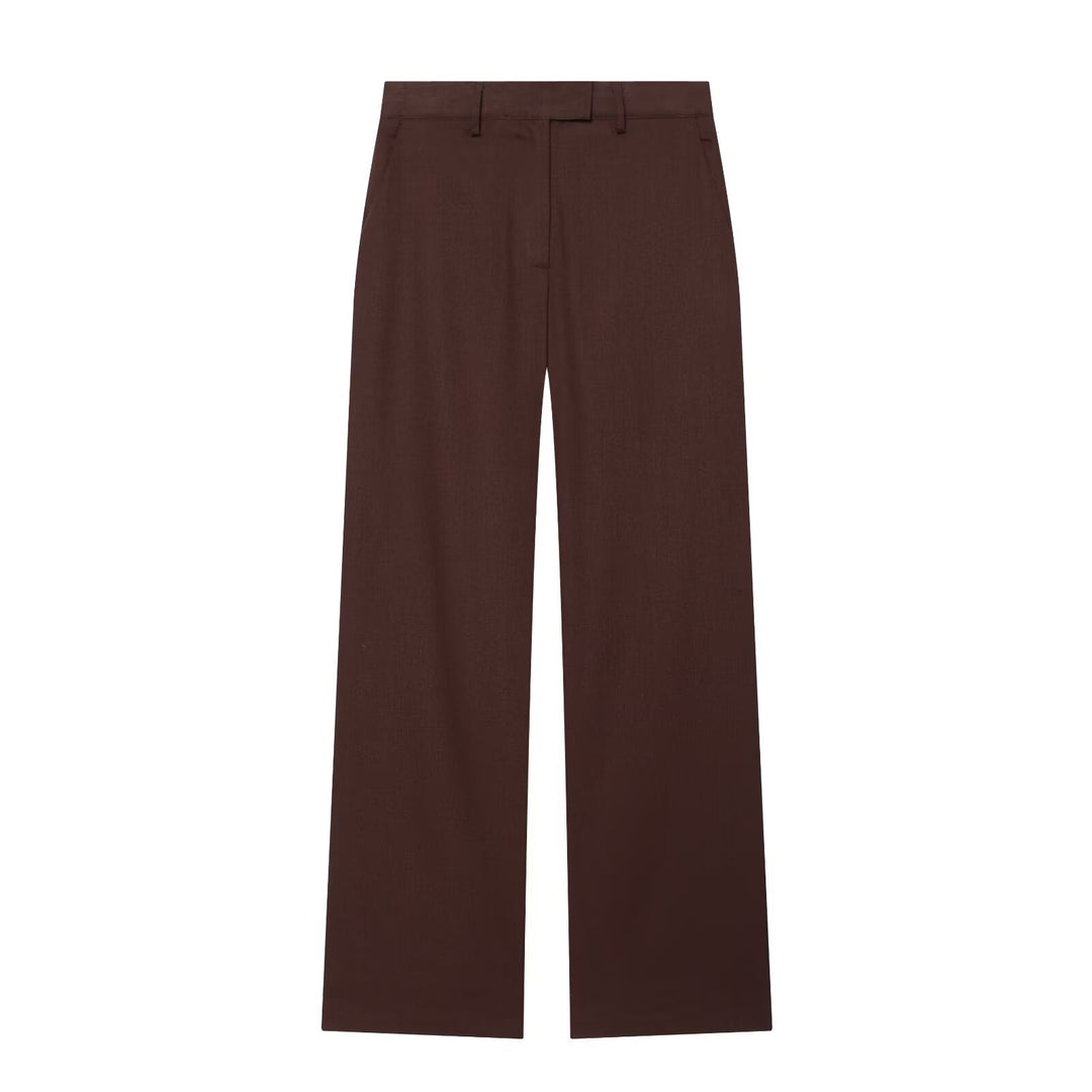 Damen Doppelreiher-Blazer und High-Waist-Hose im Tailored-Set Nord Taschen