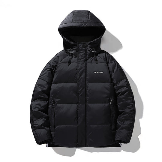 Herren Stepp-Winterjacke mit Kapuze und Thermofutter Nord Taschen