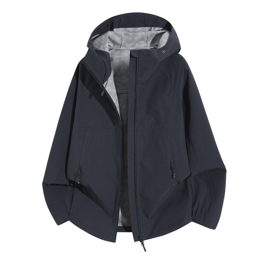 Damen Wetterfeste Kapuzenjacke mit belüftetem Kragen Nord Taschen