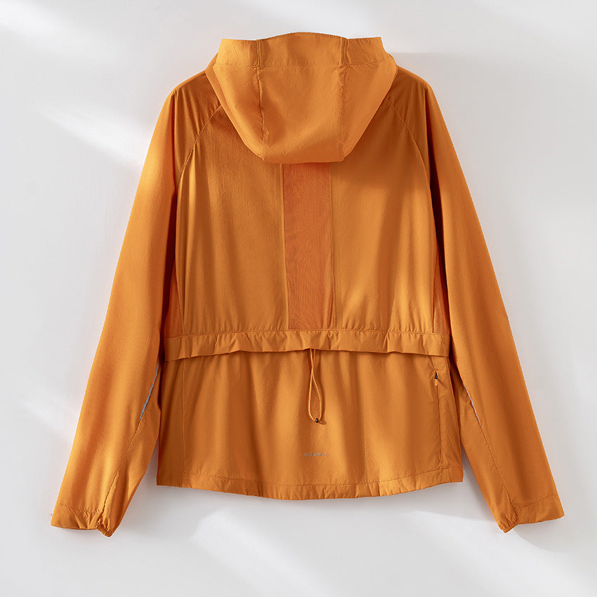 Damen ultraleichte Kapuzen-Schutzjacke aus Ripstop mit durchgehendem Reißverschluss Nord Taschen