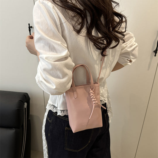 Damen Mini-Handtasche mit innovativem Kordelzug Nord Taschen
