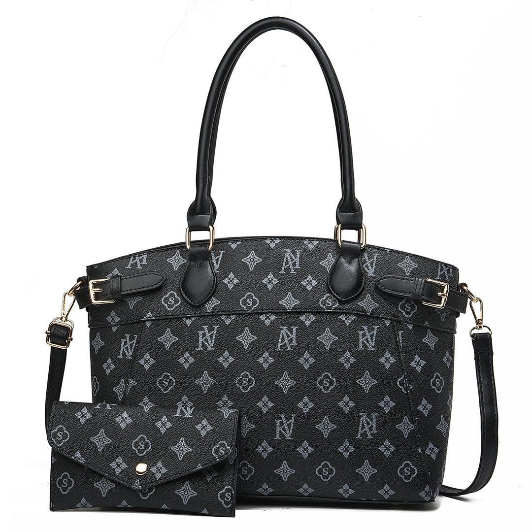 Damen elegante Shopper-Handtasche mit abnehmbarer Kosmetiktasche Nord Taschen