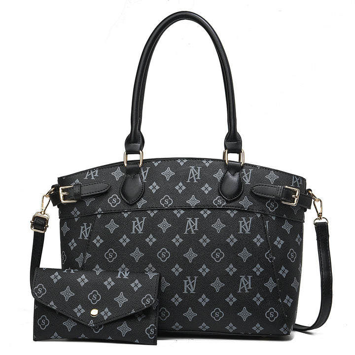Damen elegante Shopper-Handtasche mit abnehmbarer Kosmetiktasche Nord Taschen
