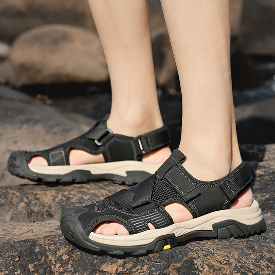 Damen Sportliche Outdoor-Sandalen mit rutschfester Sohle und verstellbaren Riemen