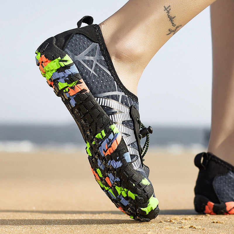 Damen Wassersportschuhe mit schnelltrocknendem Obermaterial und rutschfester Sohle
