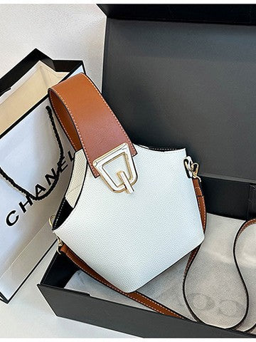 Damen Tragetasche im modernen Design mit elegantem Kettenverschluss Nord Taschen