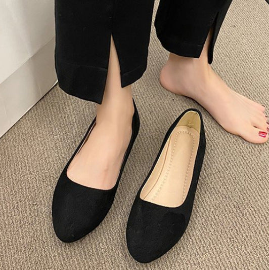 Damen Spitzen Ballerinas mit bequemer Sohle und eleganter Textur