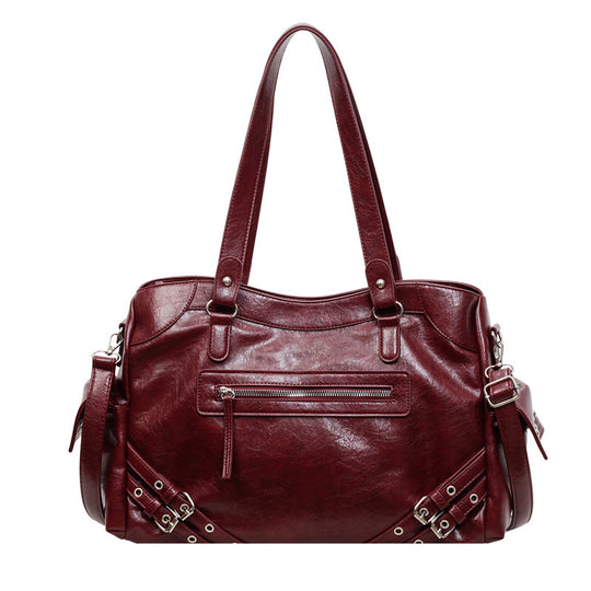 Damen modische Handtasche mit strukturierten Akzenten und praktischen Fächern Nord Taschen