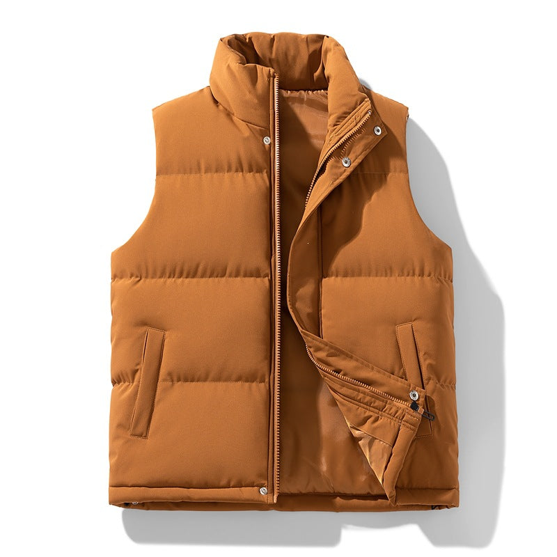 Herren Isolierende Outdoor-Steppweste mit hohem Kragen, 2‑Wege‑Reißverschluss & verdeckten Eingrifftaschen Nord Taschen