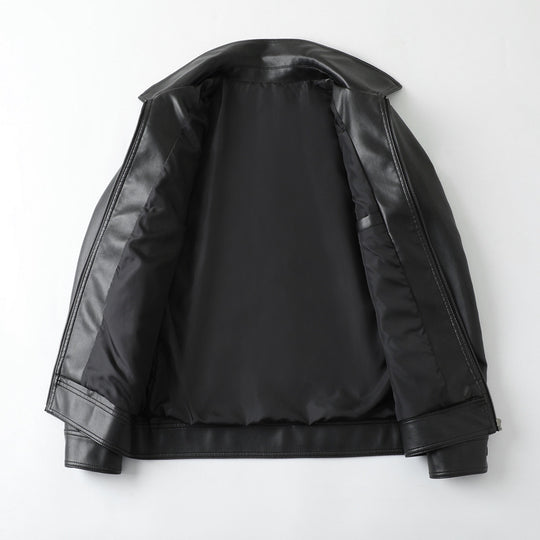 Herren Elegante Lederjacke Nord Taschen