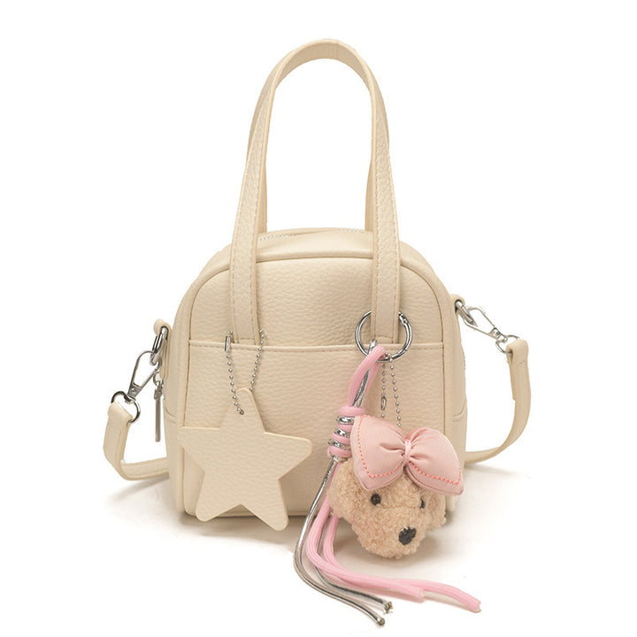 Damen Mini-Tasche mit dekorativem Anhänger Nord Taschen