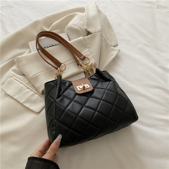 Damen elegante Umhängetasche mit gesteppter Optik Nord Taschen