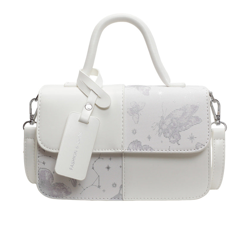Damen mode Handtasche mit floralem Druck und praktischem Tragegriff Nord Taschen