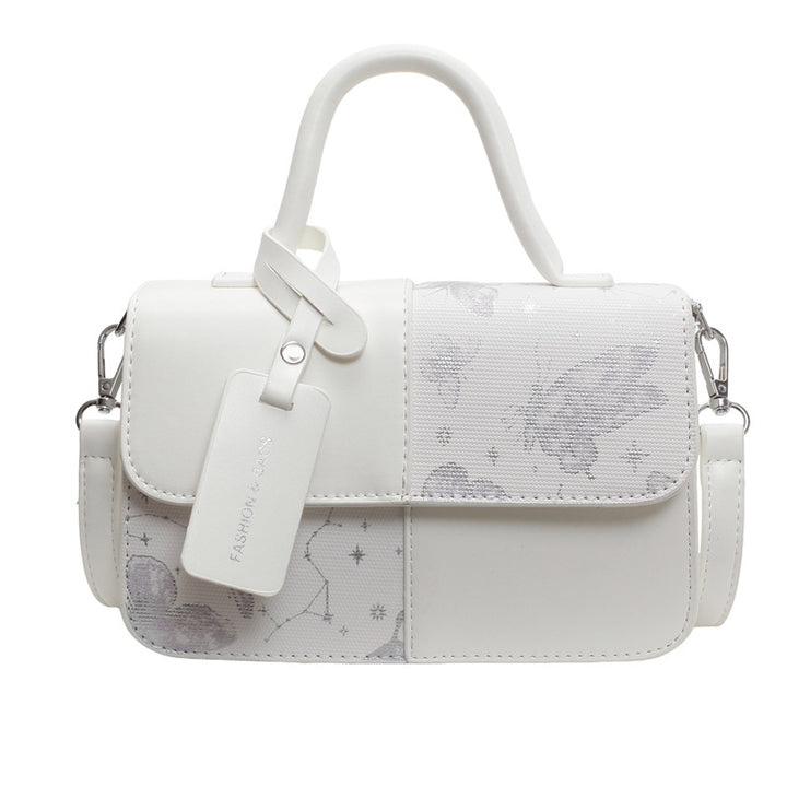 Damen mode Handtasche mit floralem Druck und praktischem Tragegriff Nord Taschen