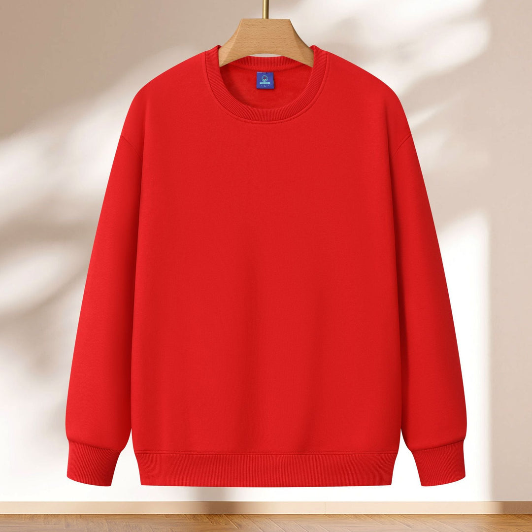 Damen lässiges Sweatshirt mit breiten Schultern und weichem Innenfutter