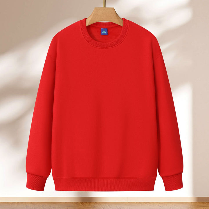 Damen lässiges Sweatshirt mit breiten Schultern und weichem Innenfutter