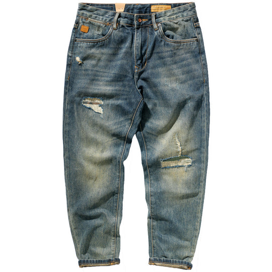 Herren Cargohose im Camouflage-Utility-Stil mit geradem Bein und robustem Canvas Nord Taschen