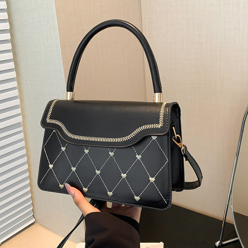 Damen elegante Umhängetasche mit stilvollem Steppmuster Nord Taschen