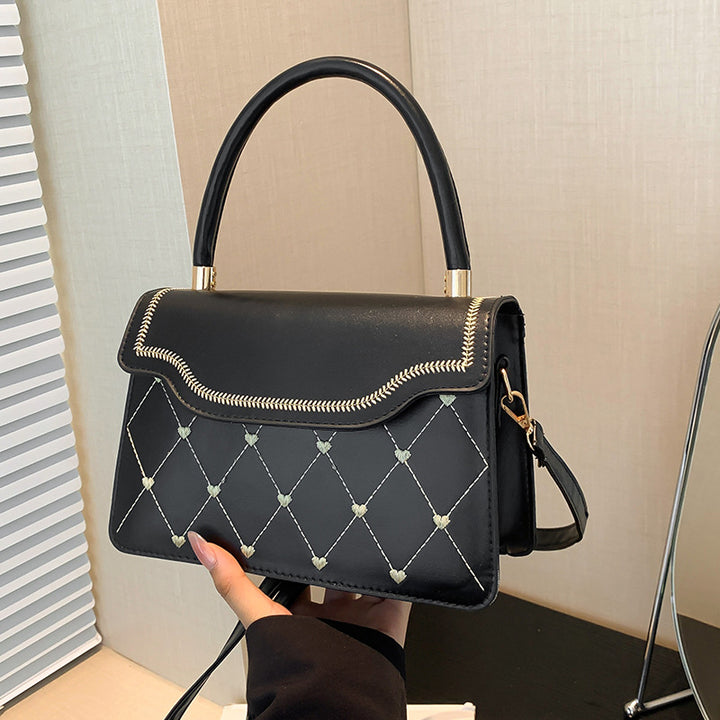 Damen elegante Umhängetasche mit stilvollem Steppmuster Nord Taschen
