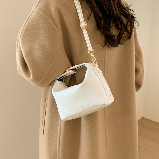 Damen elegante Handtasche mit strukturiertem Obermaterial Nord Taschen