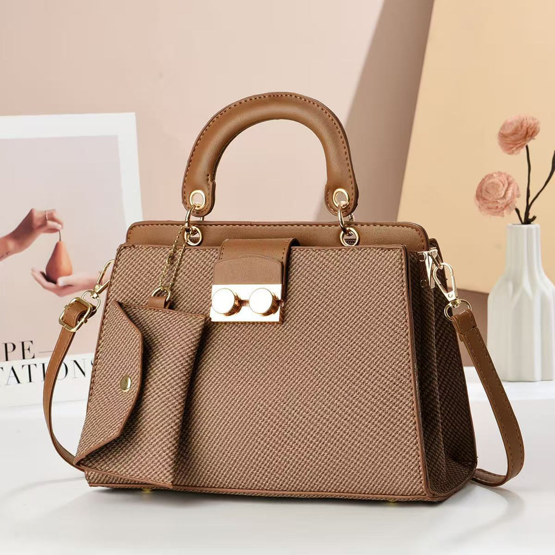 Damen elegante Handtasche mit strukturiertem Design Nord Taschen