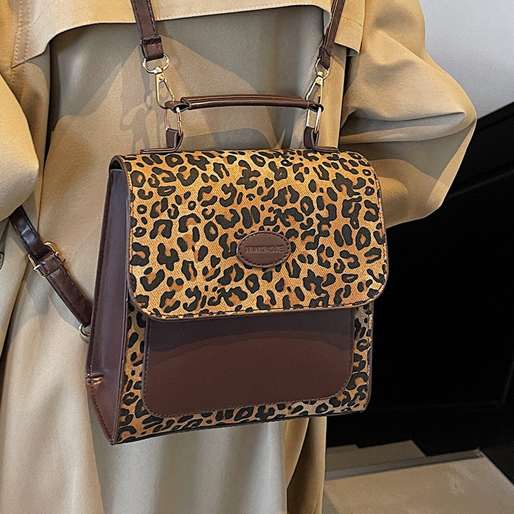 Damen modische Handtasche mit animal-print Design Nord Taschen
