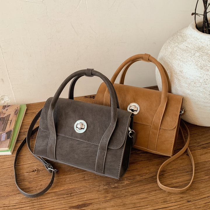 Damen elegante Umhängetasche aus weichem Veloursleder Nord Taschen