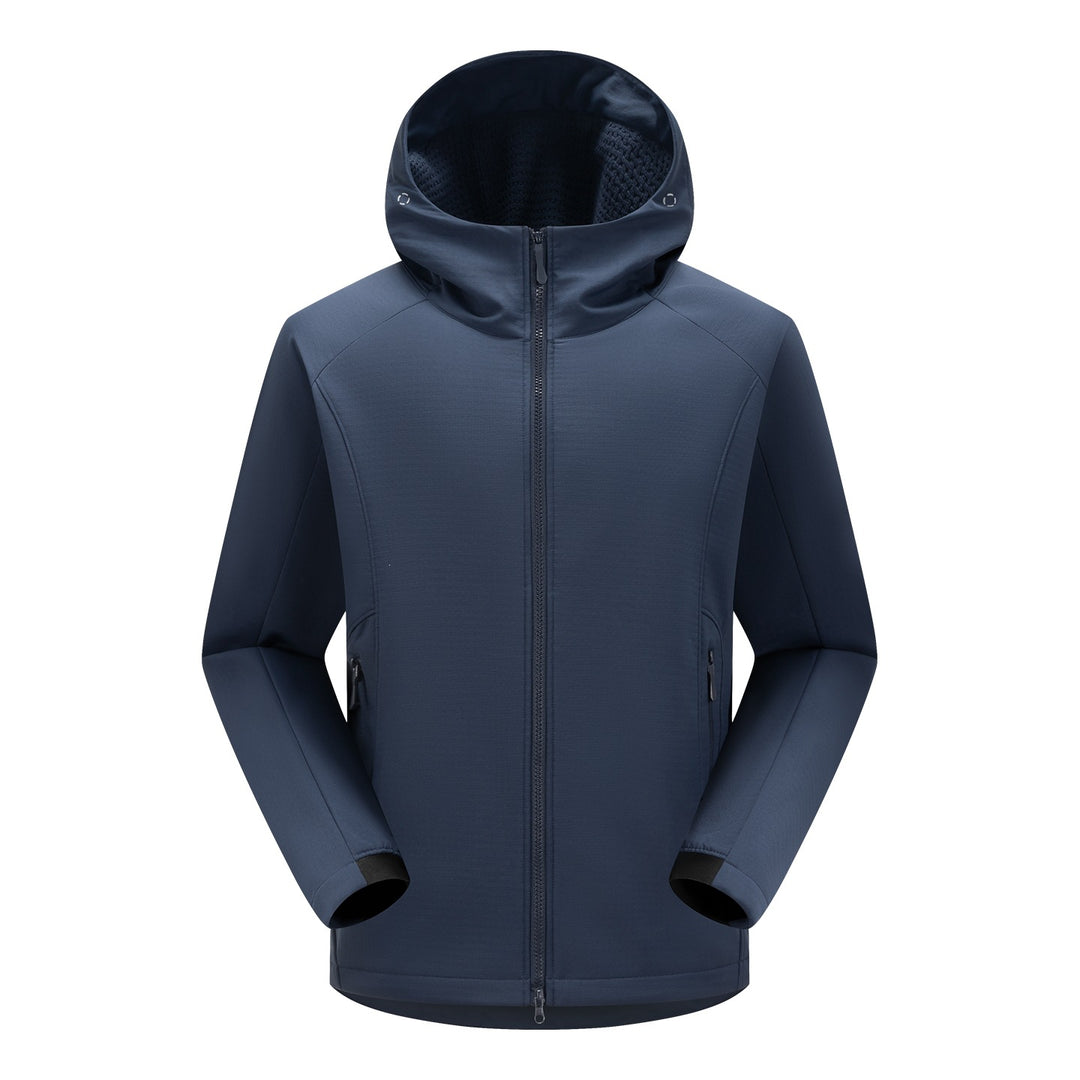 Herren Softshell-Outdoorjacke mit Kapuze, winddichter Membran und ergonomischem Schnitt Nord Taschen