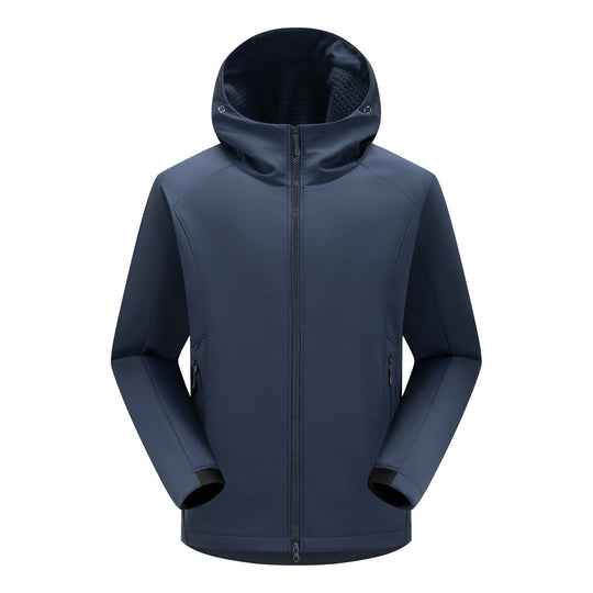 Herren Softshell-Outdoorjacke mit Kapuze, winddichter Membran und ergonomischem Schnitt Nord Taschen